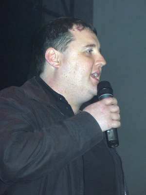 Peter Kay introduces James live at Liverpool Academy April 08