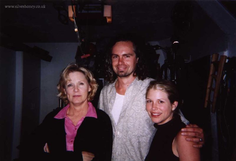 Charlotte with her mother and Tom Rothrock